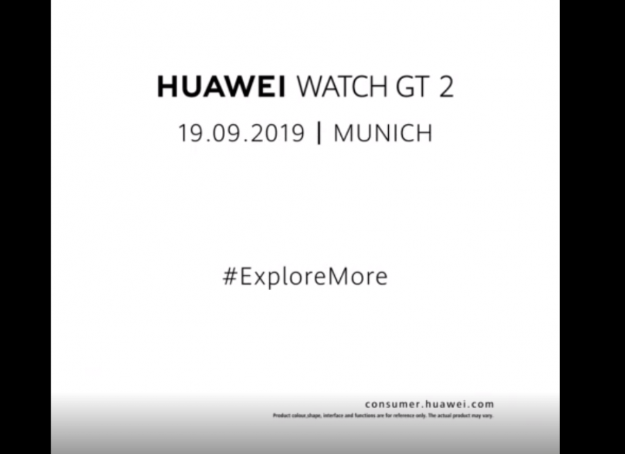 Huawei Watch GT 2が9月19日に正式発表