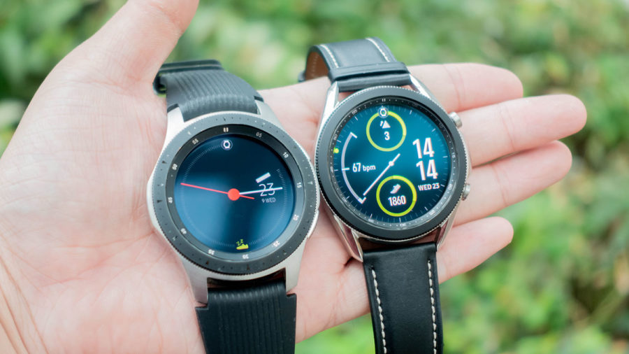 Galaxy WatchとGalaxy Watch3の比較