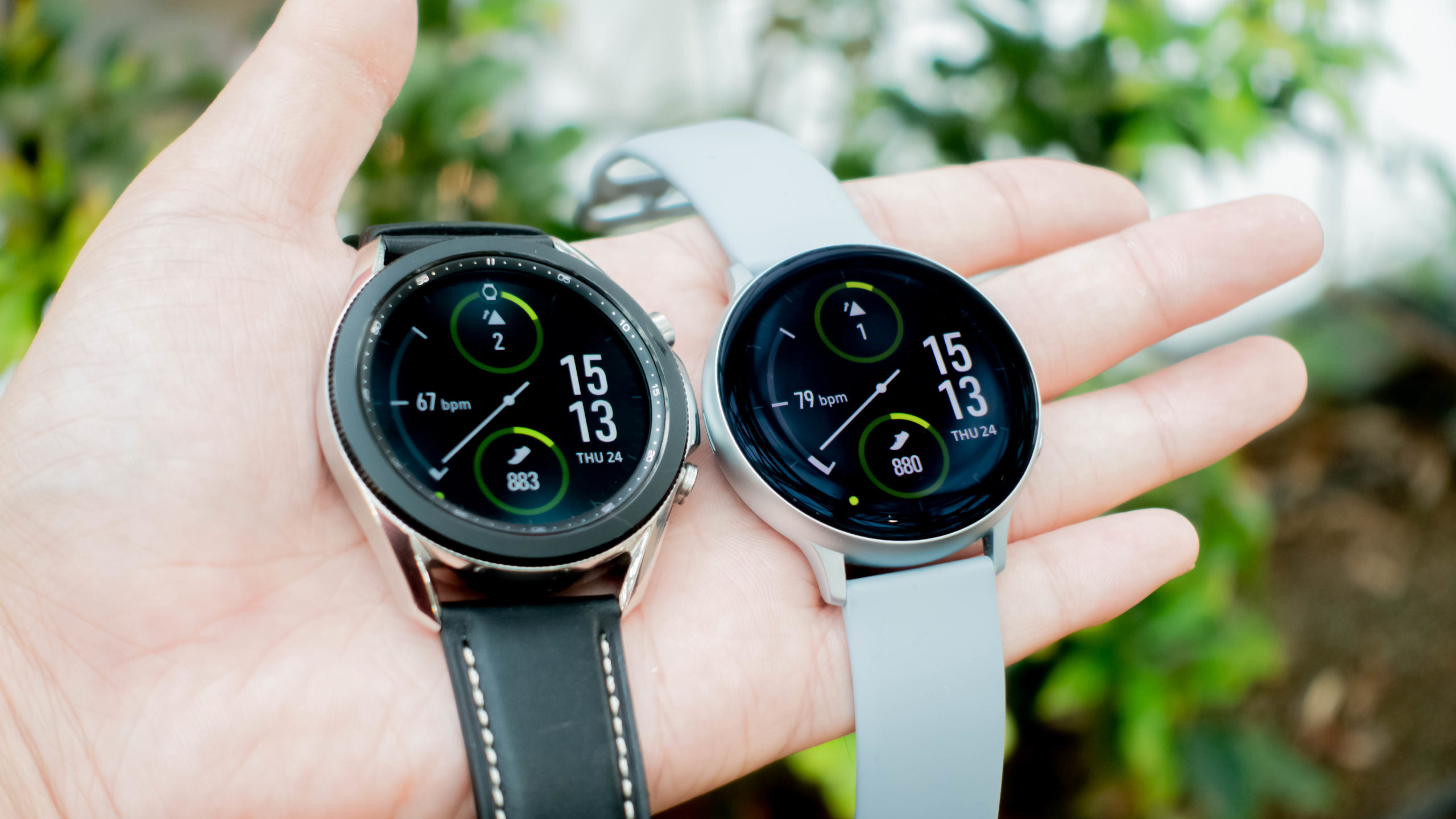 Galaxy Watch4 Hybrid Leather Band - レザーベルト