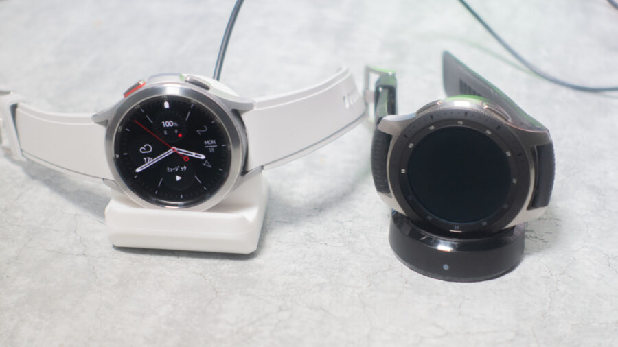 レビュー】Galaxy Watch4を立て掛けられる充電スタンド。チープだが 